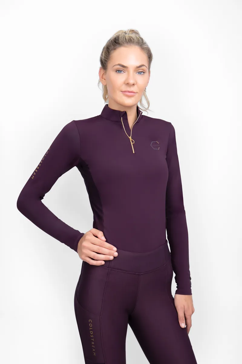 Coldstream Ednam Base Layer - Mulberry Purple